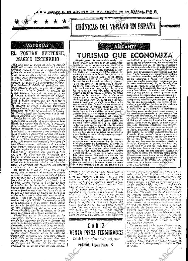 ABC MADRID 21-08-1971 página 27