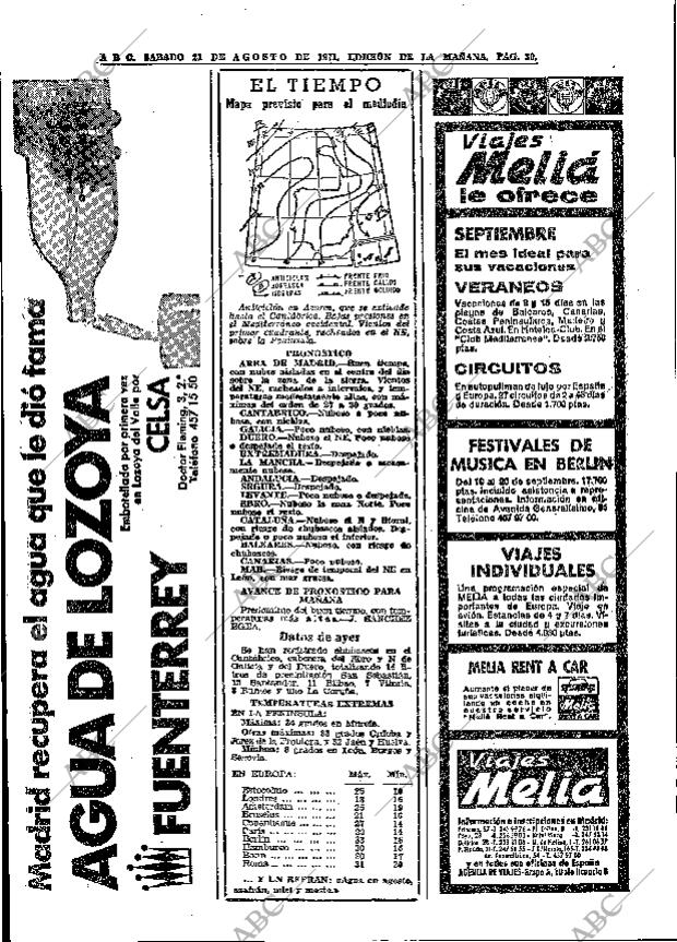 ABC MADRID 21-08-1971 página 30