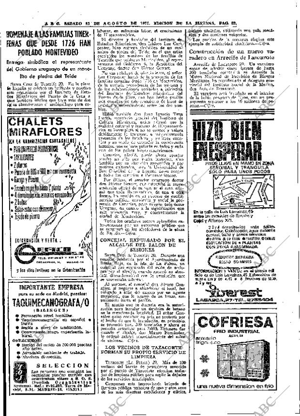 ABC MADRID 21-08-1971 página 32