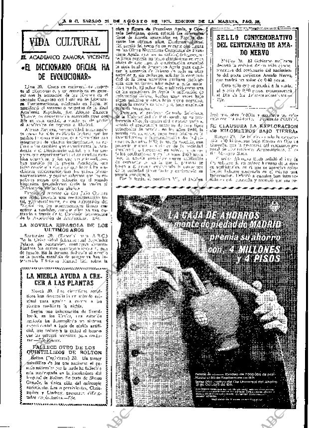 ABC MADRID 21-08-1971 página 39