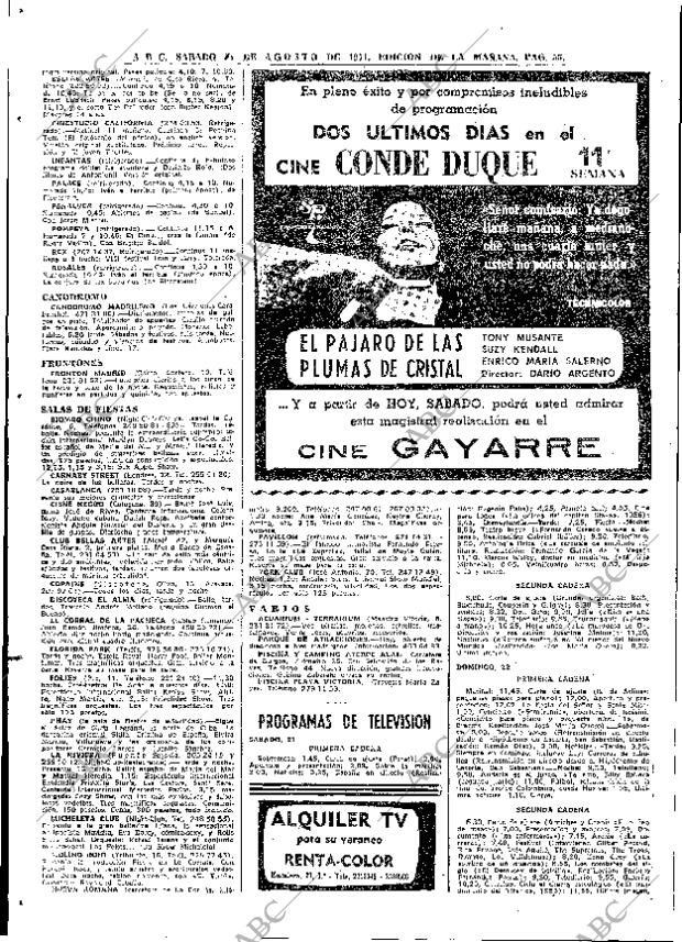 ABC MADRID 21-08-1971 página 56