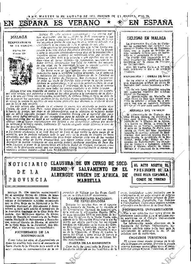 ABC MADRID 24-08-1971 página 26