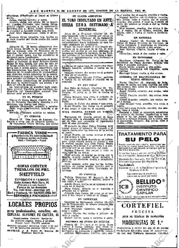 ABC MADRID 24-08-1971 página 49