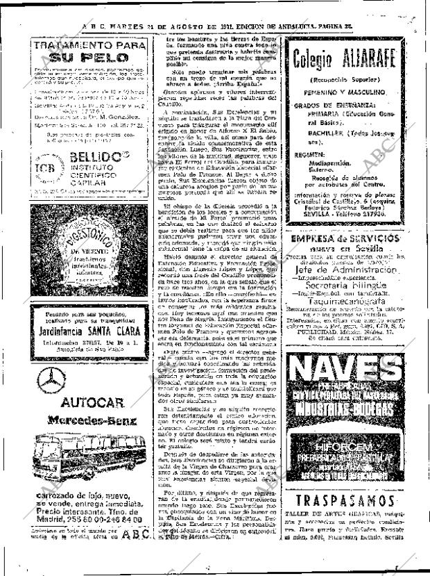 ABC SEVILLA 24-08-1971 página 22