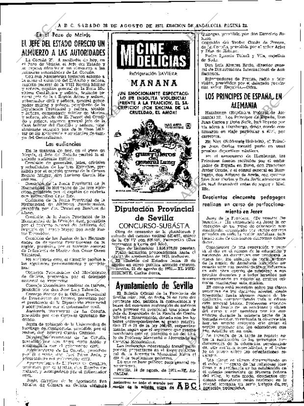 ABC SEVILLA 28-08-1971 página 22