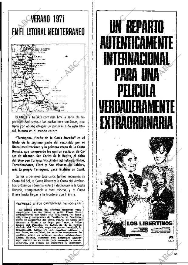 BLANCO Y NEGRO MADRID 28-08-1971 página 51