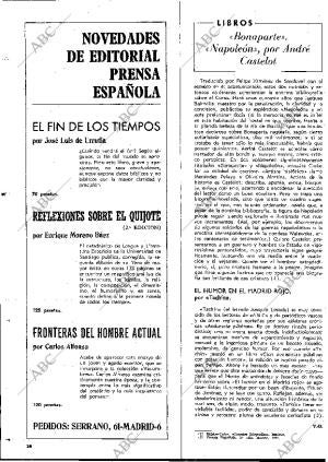BLANCO Y NEGRO MADRID 28-08-1971 página 78