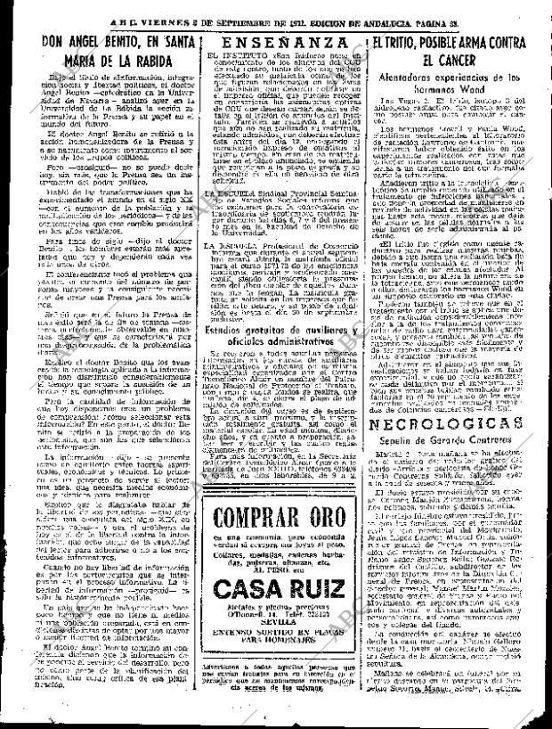 ABC SEVILLA 03-09-1971 página 33