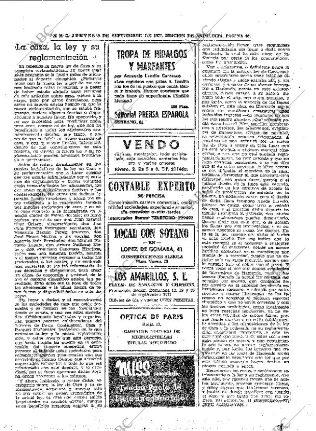 ABC SEVILLA 09-09-1971 página 46