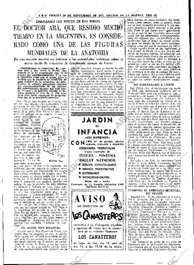 ABC MADRID 10-09-1971 página 43