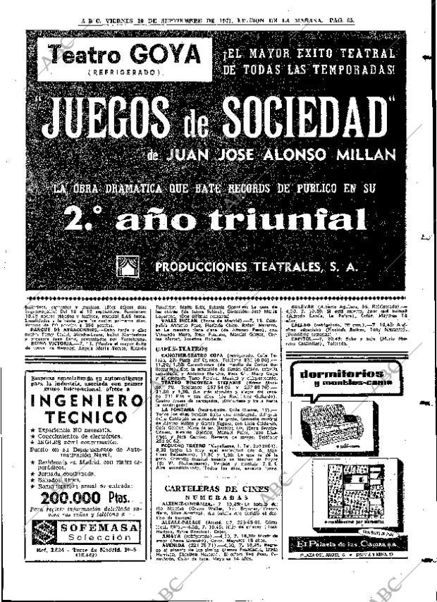 ABC MADRID 10-09-1971 página 65