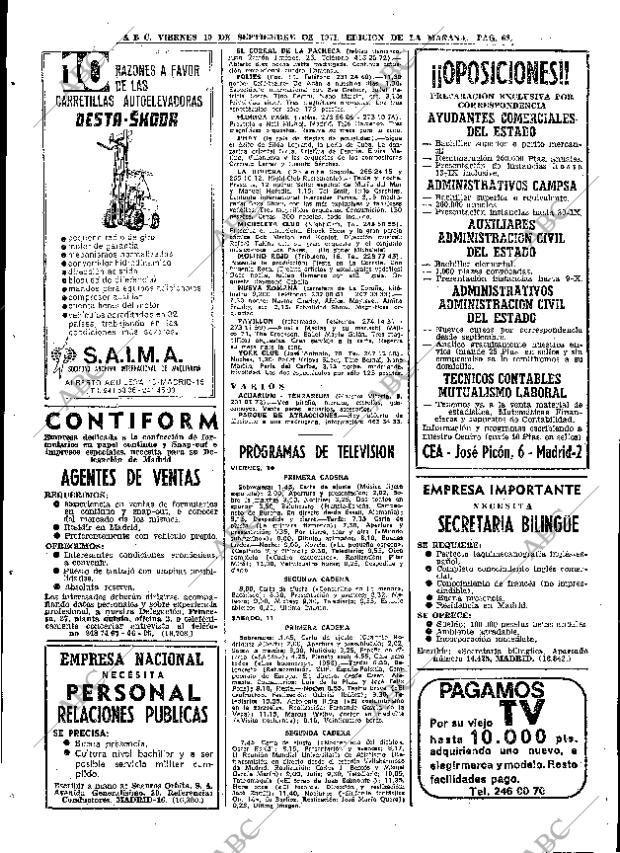 ABC MADRID 10-09-1971 página 68
