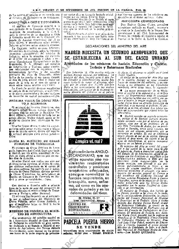 ABC MADRID 17-09-1971 página 26