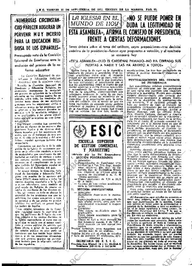 ABC MADRID 17-09-1971 página 27