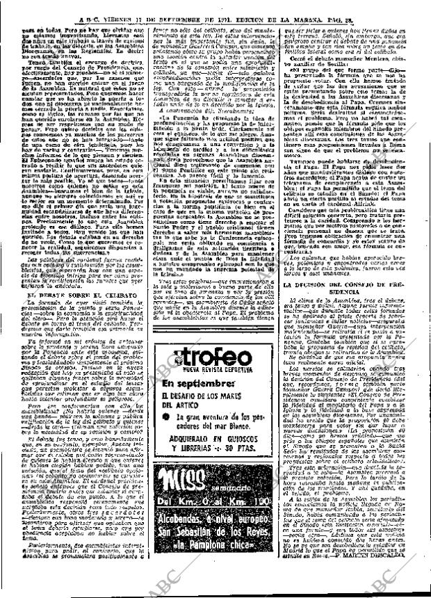 ABC MADRID 17-09-1971 página 28