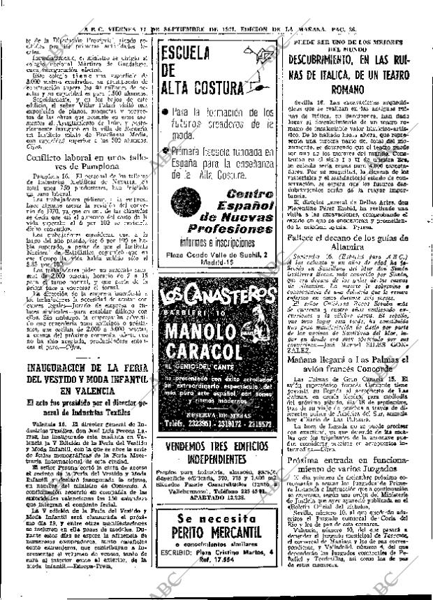 ABC MADRID 17-09-1971 página 36