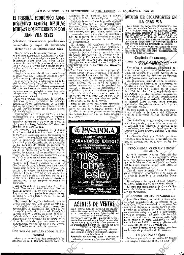 ABC MADRID 17-09-1971 página 45
