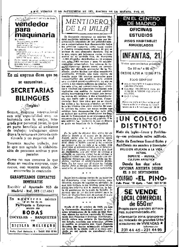 ABC MADRID 17-09-1971 página 46