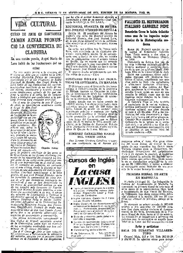 ABC MADRID 17-09-1971 página 49