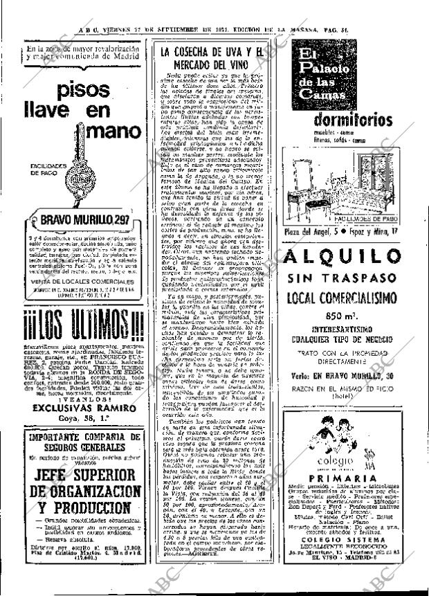 ABC MADRID 17-09-1971 página 54