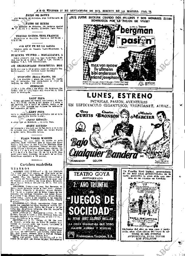 ABC MADRID 17-09-1971 página 73