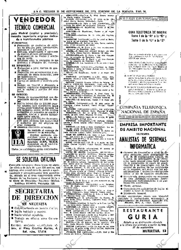 ABC MADRID 17-09-1971 página 76