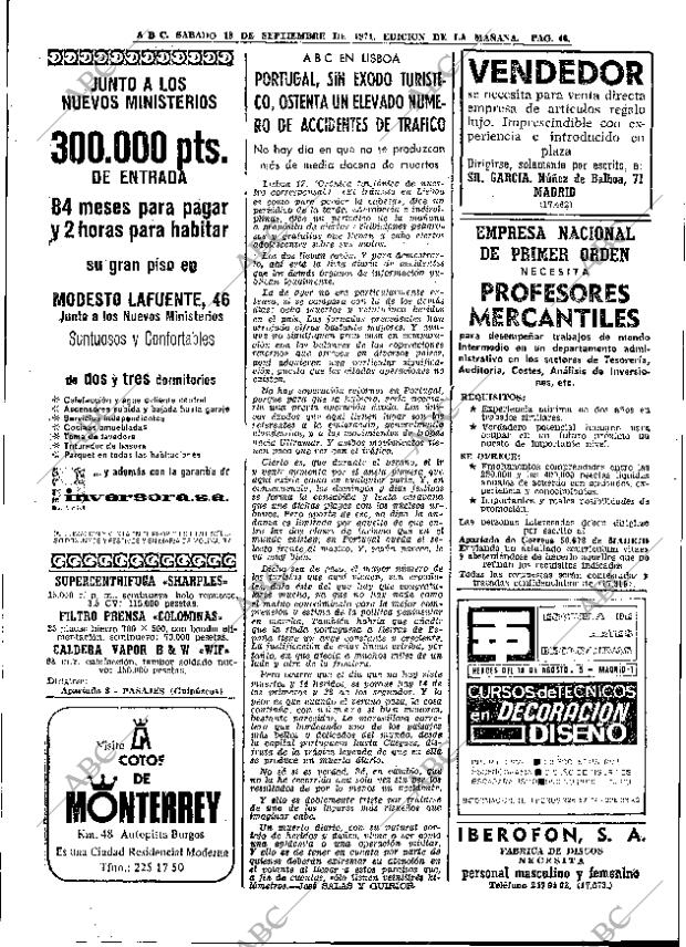 ABC MADRID 18-09-1971 página 40