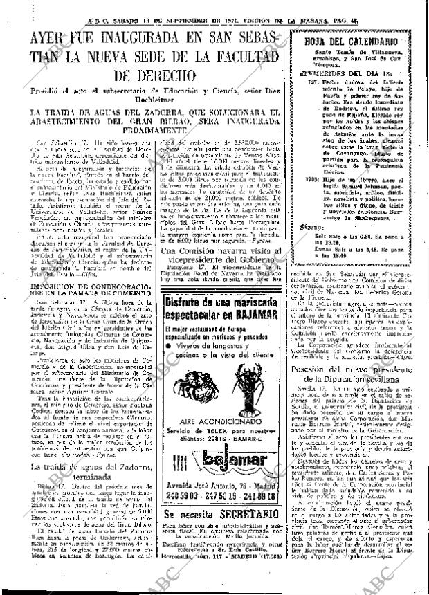 ABC MADRID 18-09-1971 página 43