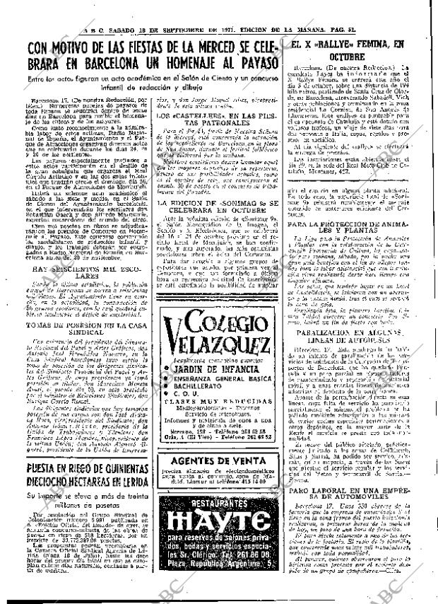 ABC MADRID 18-09-1971 página 51
