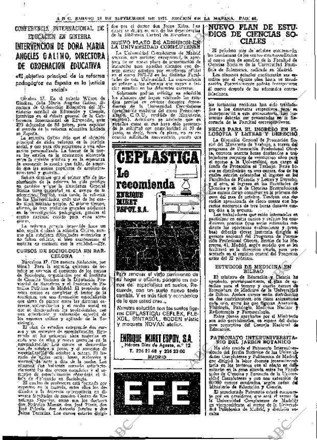 ABC MADRID 18-09-1971 página 63