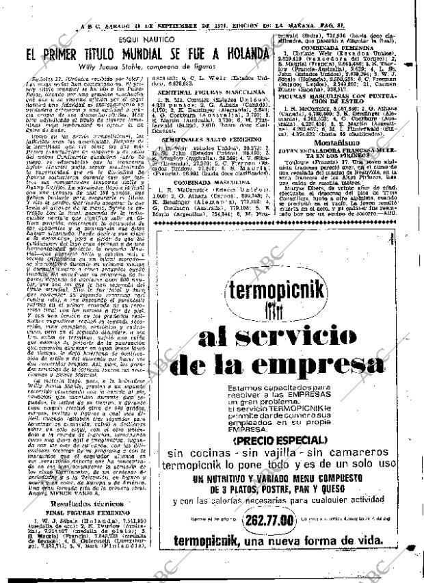ABC MADRID 18-09-1971 página 81