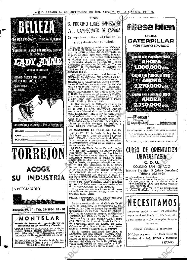 ABC MADRID 18-09-1971 página 82