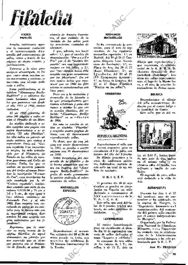 BLANCO Y NEGRO MADRID 18-09-1971 página 79