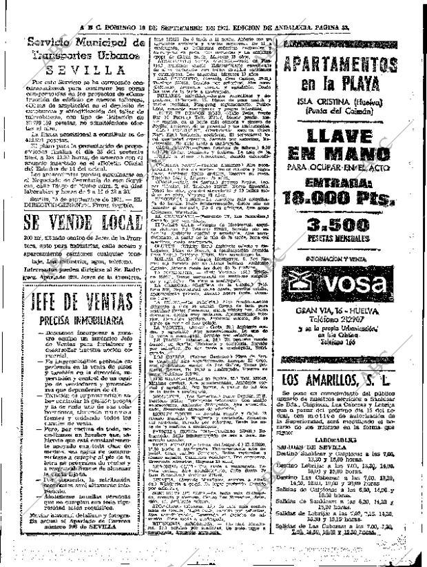 ABC SEVILLA 19-09-1971 página 53