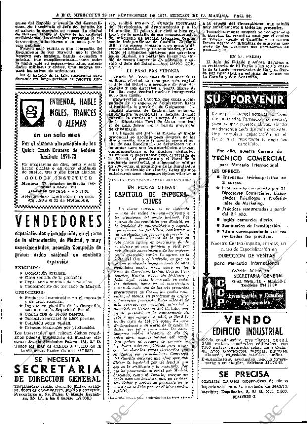 ABC MADRID 22-09-1971 página 20