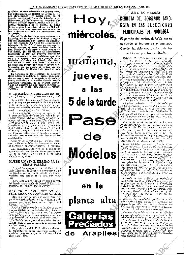 ABC MADRID 22-09-1971 página 28