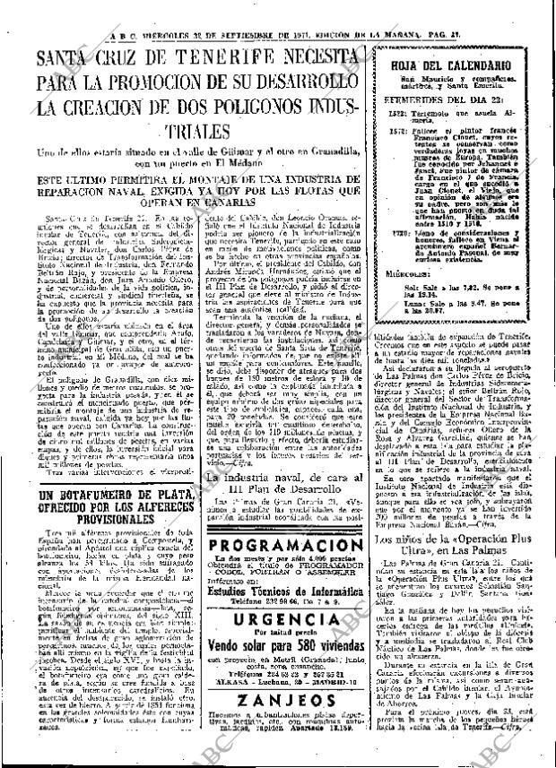 ABC MADRID 22-09-1971 página 37