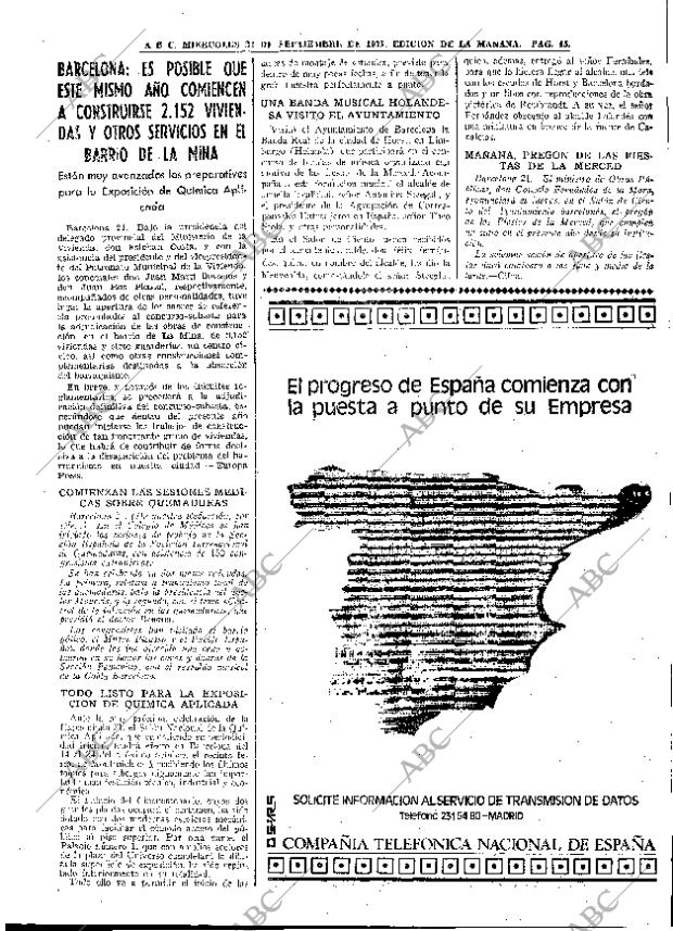 ABC MADRID 22-09-1971 página 45