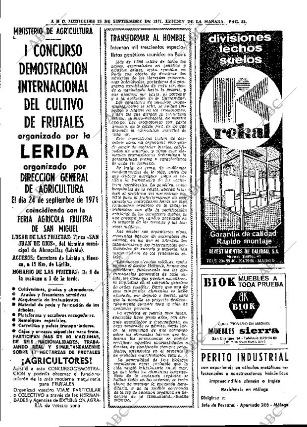 ABC MADRID 22-09-1971 página 52