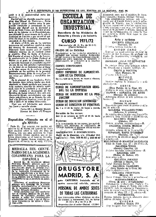 ABC MADRID 22-09-1971 página 56