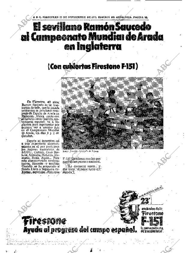 ABC SEVILLA 22-09-1971 página 54