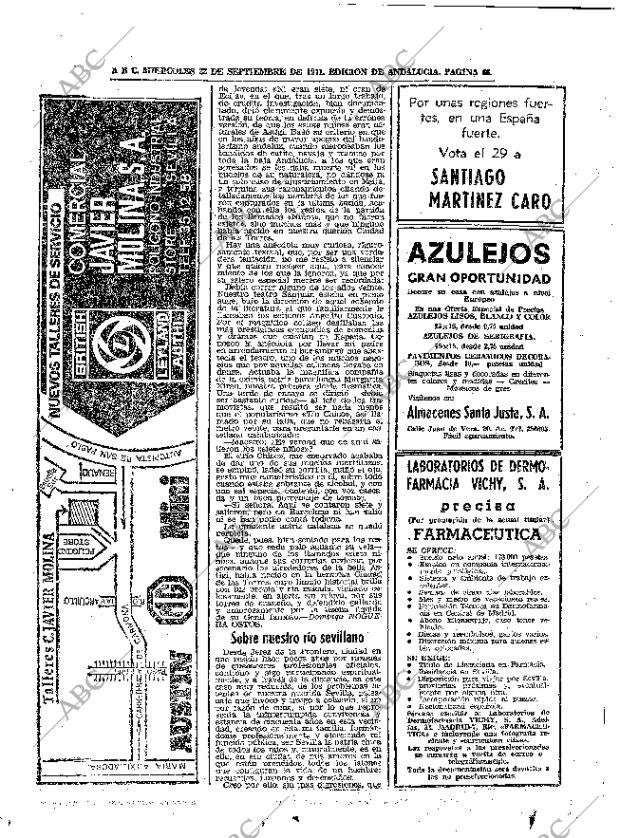 ABC SEVILLA 22-09-1971 página 66