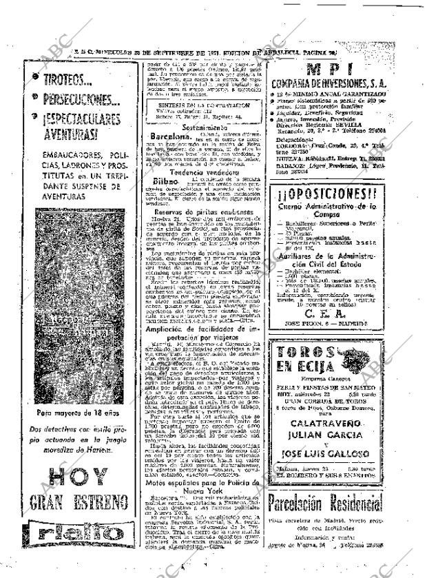 ABC SEVILLA 22-09-1971 página 70