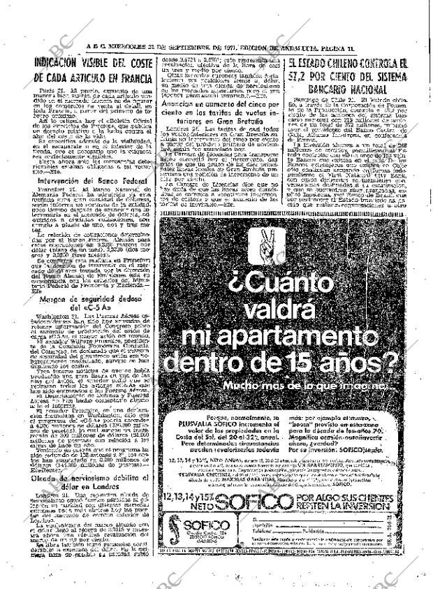 ABC SEVILLA 22-09-1971 página 71