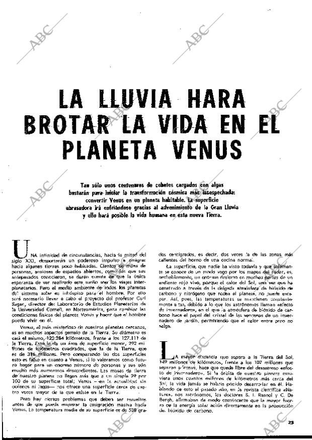 BLANCO Y NEGRO MADRID 25-09-1971 página 23