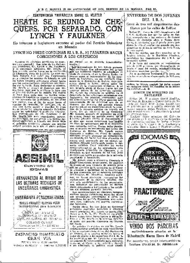 ABC MADRID 28-09-1971 página 21