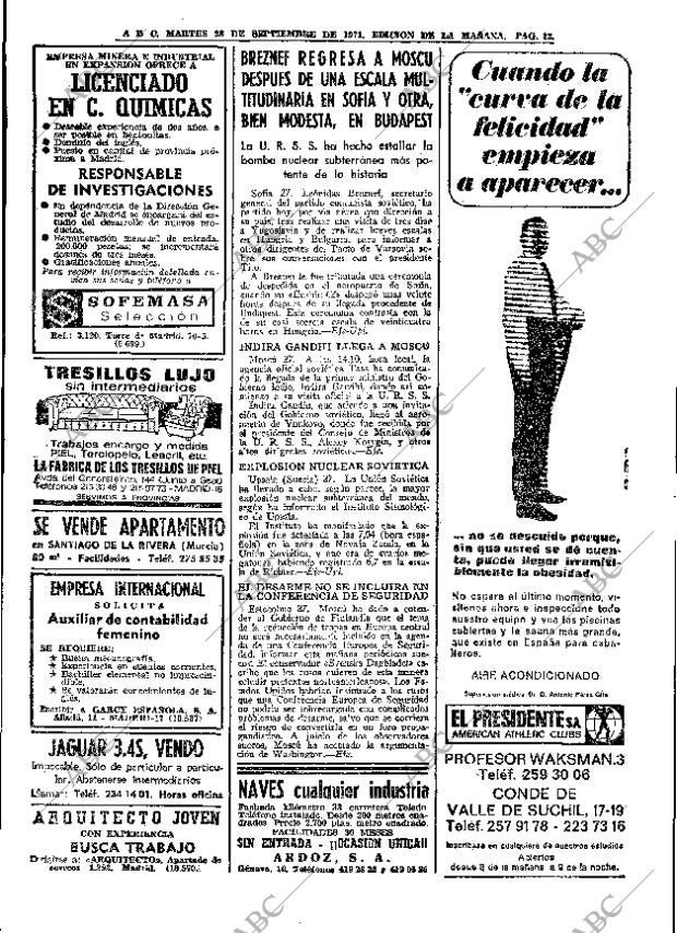 ABC MADRID 28-09-1971 página 22