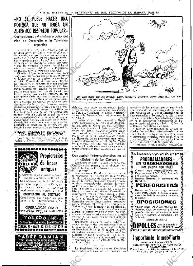 ABC MADRID 28-09-1971 página 25