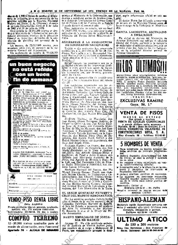 ABC MADRID 28-09-1971 página 26