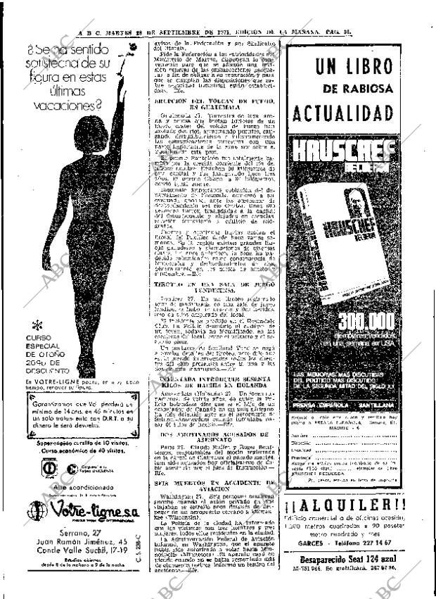 ABC MADRID 28-09-1971 página 30